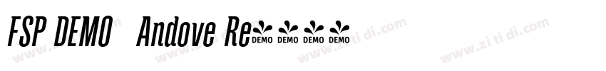 FSP DEMO   Andove Re字体转换